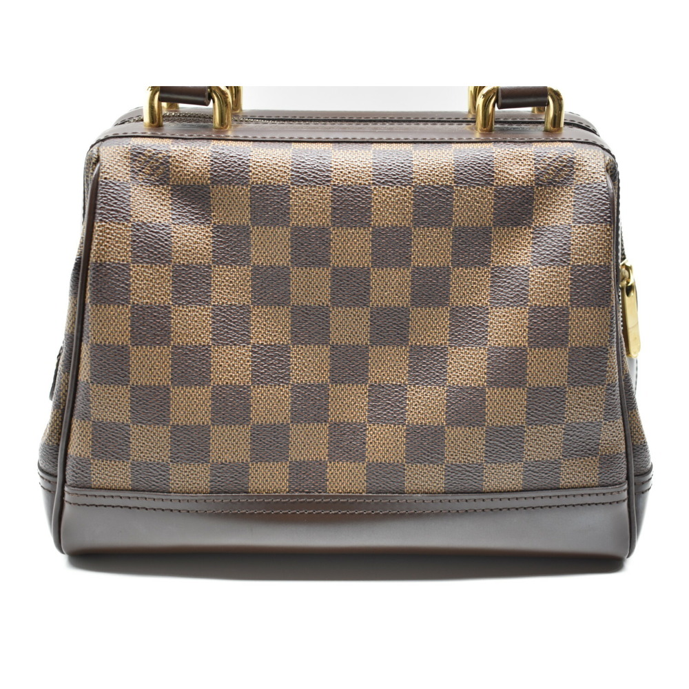 Louis Vuitton Damier Ebene Coated Knightsbridge Handbag Brown Canvas